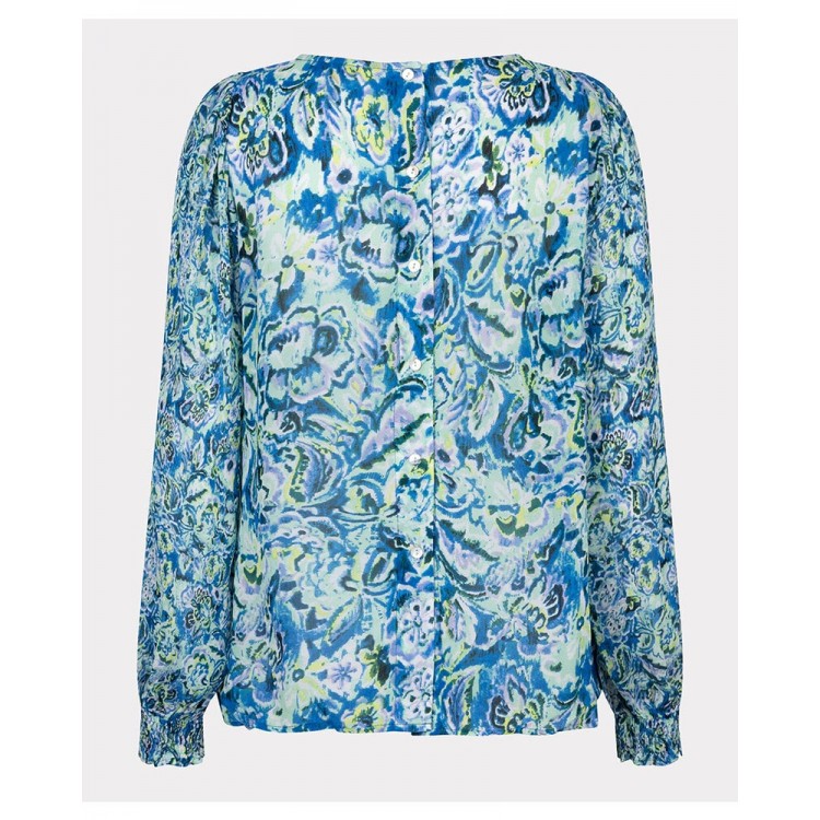 Esqualo blouse smock Bayside Flower Bomb print